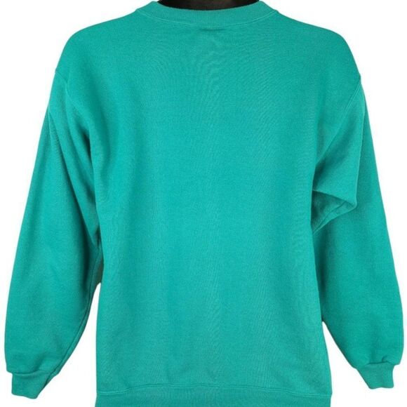 Green Spring Computers Sweatshirt Vintage 90s Computing Technology Mens Small - Picture 3 of 6